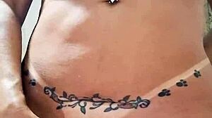 Playing with ball dildo in pussy!