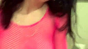 petite teen gives hot blowjob to monster cock