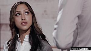 Alexia Anders Kehilangan Keperawanan ke Guru dengan Creampie