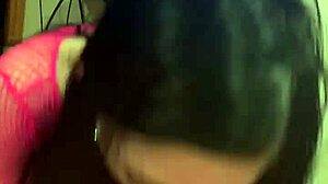 petite teen gives hot blowjob to monster cock