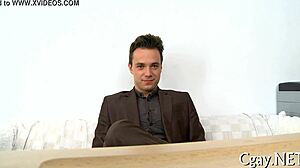 Hey, check out this amateur gay porn video with some real hot action between guys in a casual setting.