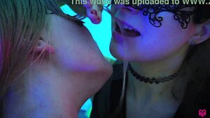 Polyamorous Love In Lesbian Striptease Scene