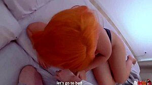 Sakra, sdílím postel s nevlastní mámou, která touží po akci v prdel! Její těsná díra bere můj čurák!