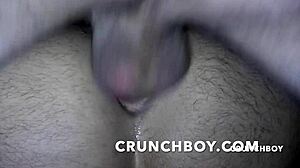 max lava creampied three times in sauna gang bang