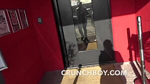 max lava creampied three times in sauna gang bang