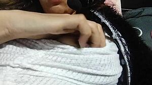 Feel The Passion In Sucking Her Natural Tits