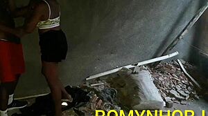 Watch this horny stepdaughter get fucked by the construction worker in Rio! He cums hard with passion!