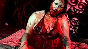 Demon Babble Bound! George Vondoom Blows Stacey Daniels in Wild Halloween Cosplay Video