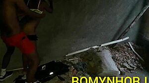 Watch this horny stepdaughter get fucked by the construction worker in Rio! He cums hard with passion!