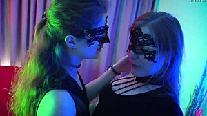 Polyamorous Love In Lesbian Striptease Scene