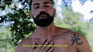 this latina brunette marsha love gets a sexy anal fuck in the public park