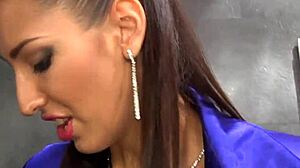 Suggestive Slimed Slut Indulges in Solo Play for Pleasure