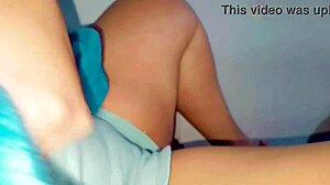 teen 18+ girl masturbates solo in her room 😈