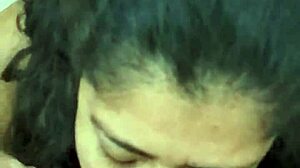 Latina Wife Gives Intriguing Blowjob Before Jumping On Dick In Close-Up