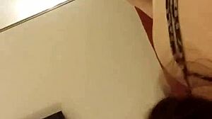 big ass white girl sucking that dick