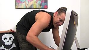 Big Tittied Bitch Getting Fucked In The Pussy!