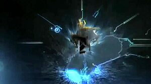 Smashing hot brunette in nightclub