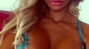 Monika Fox teases with pierced nipples before Russian pornshoot