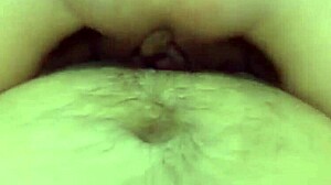 Babe Moans During Huge Cumshot On Pussy.