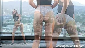 April Brookes Obeys Every Hardcore Command in Casting Interview