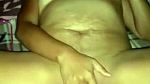 just a horny asian milf getting stretched out