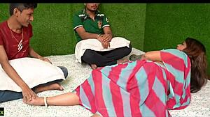 Ménage indiano com madrasta, quer se juntar pra ação de gozada interna quente?