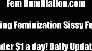 Excited to make you sissy with dildo pov