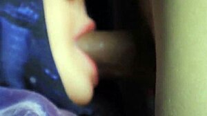 at first i squatted to get member in mouth but then something went wrong