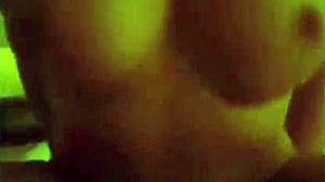 Big natural titted amateur bitch with attractive ass getting her pussy destroyed