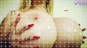 Sabrina Sabrokのアナルとベトベトフェラ激しいアクション