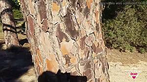 Nippleringlover Flashes Pierced Tits at Public Beach