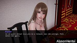 Nympho tamer goes wild with 3D hentai outdoor masturbation after two days break