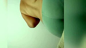 My juicy tits turn on the neighbor for a russian handjob.