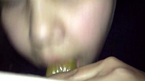 Girlfriend Gives Intense Blowjob And Handjob For Cum