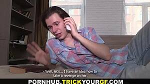 Trick Your Girlfriend Into Shaved Pussy Blowjob And Cumshot