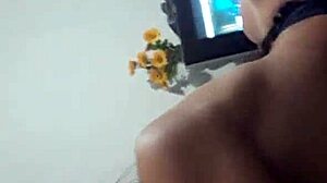 Flavia Tamayo and Pamela Pantera Cum Twice in Sewing Atelier, Almost Caught