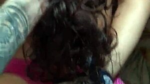 skinny latina feels intense pleasure from friend's cock