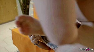 Riskantní sex v sauně s německou Marou Martinez a cizincem