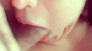 Sucking boss's big cock intensely for salary increase