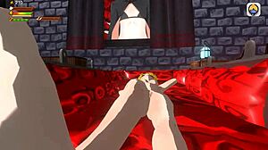 Femdom Vampire Pisses in Whirlpool POV