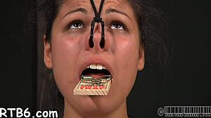 Rough Bondage Domination with Wet Pussy Sucking and Hardcore Punishment!