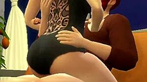 Redhead Cuckold Licks Pussy And Gets Fucked Hard!