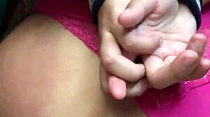 skinny latina feels intense pleasure from friend's cock