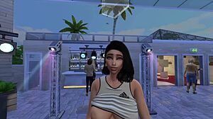 Lorena Sanchez makes intense porn in Sims4 parody