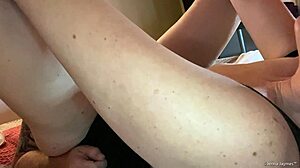 Jenna Jaymes has fun with a stranger! 😘