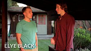 Straight guy gets rough bareback anal from big dick boy