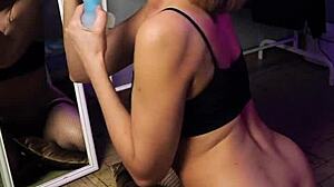 I Love This Beautiful Girl Sucking Dildo