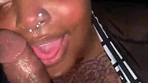 Goddess Stormy dominates with sloppy anal play