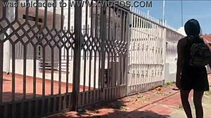 Latina strips for webcam job 😏