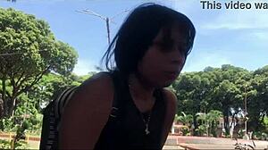 Latina strips for webcam job 😏